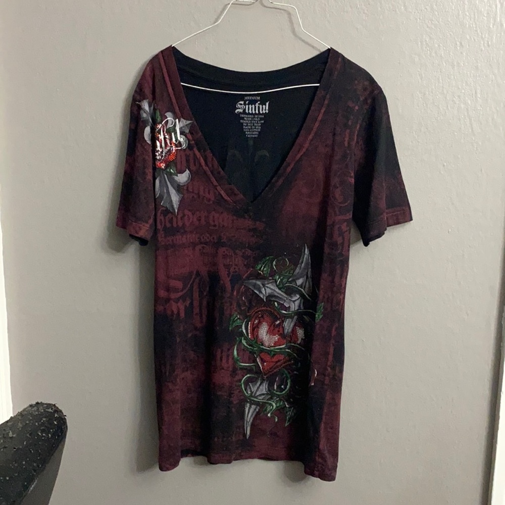 Sinful size medium shirt